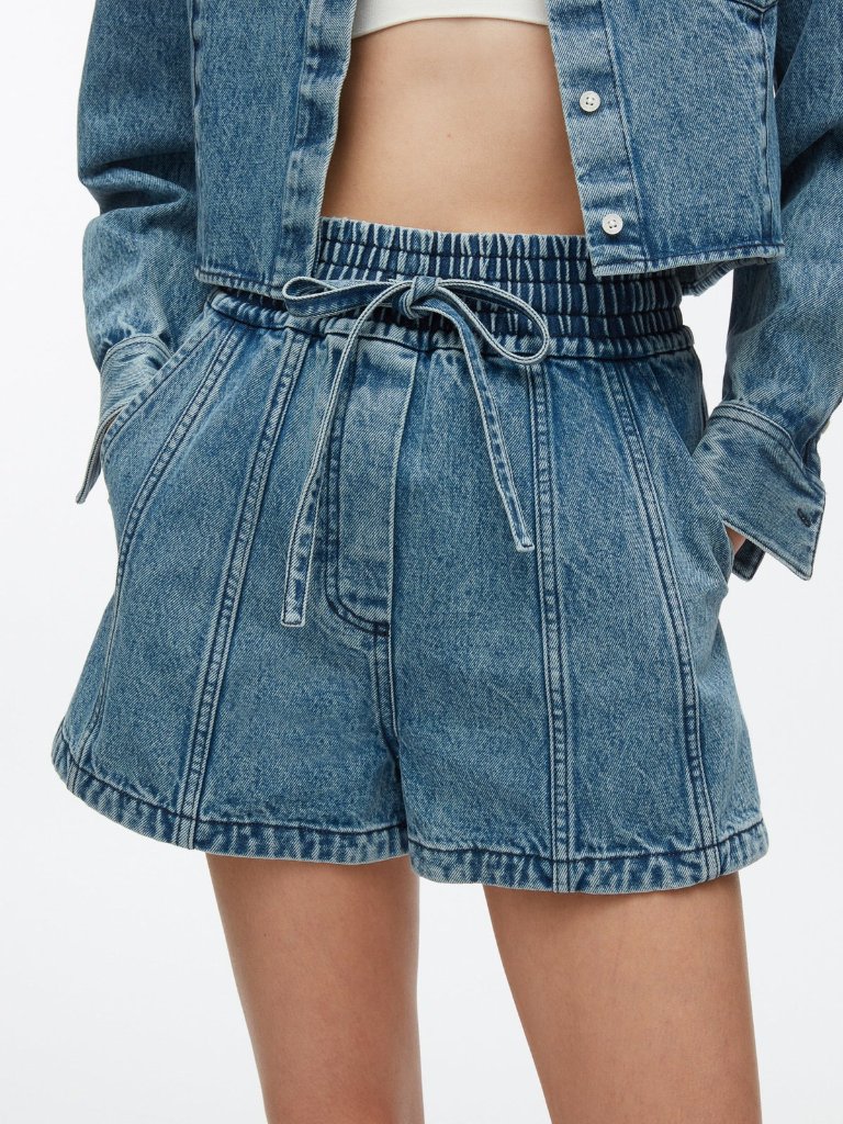 3.1 Phillip Lim Blue Denim Boxer Short S